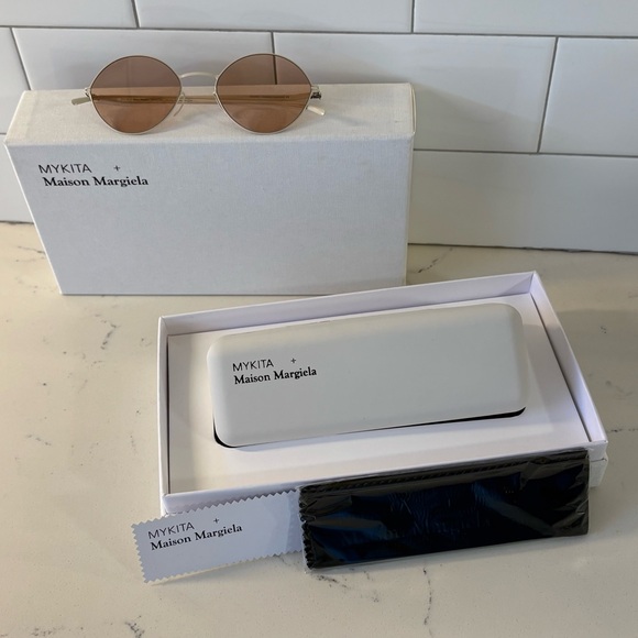 Maison Margiela Sunglasses 🕶️ MYKITA + Maison Margiela Unisex Metal Sunglasses - Picture 11 of 14